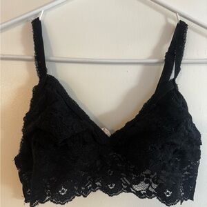 Black lace bralette from UO. Brand is Pins & Needles size L